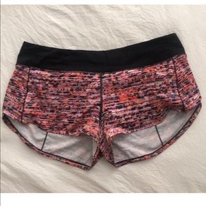 Multi color lululemon shorts NWOT